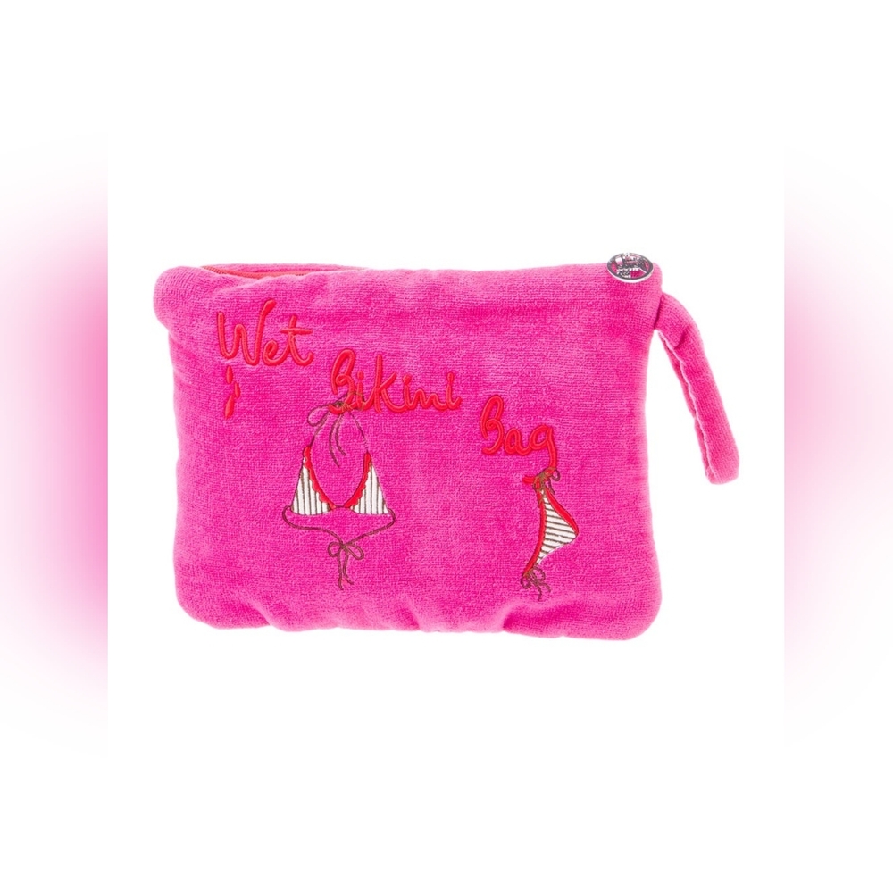 Henri Bendel Cotton Wet Bikini Bag Clutch‎